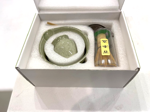 Bamboo Matcha Whisk Set Chasen Chashaku Matcha Whisk for Japanese Tea Ceremony