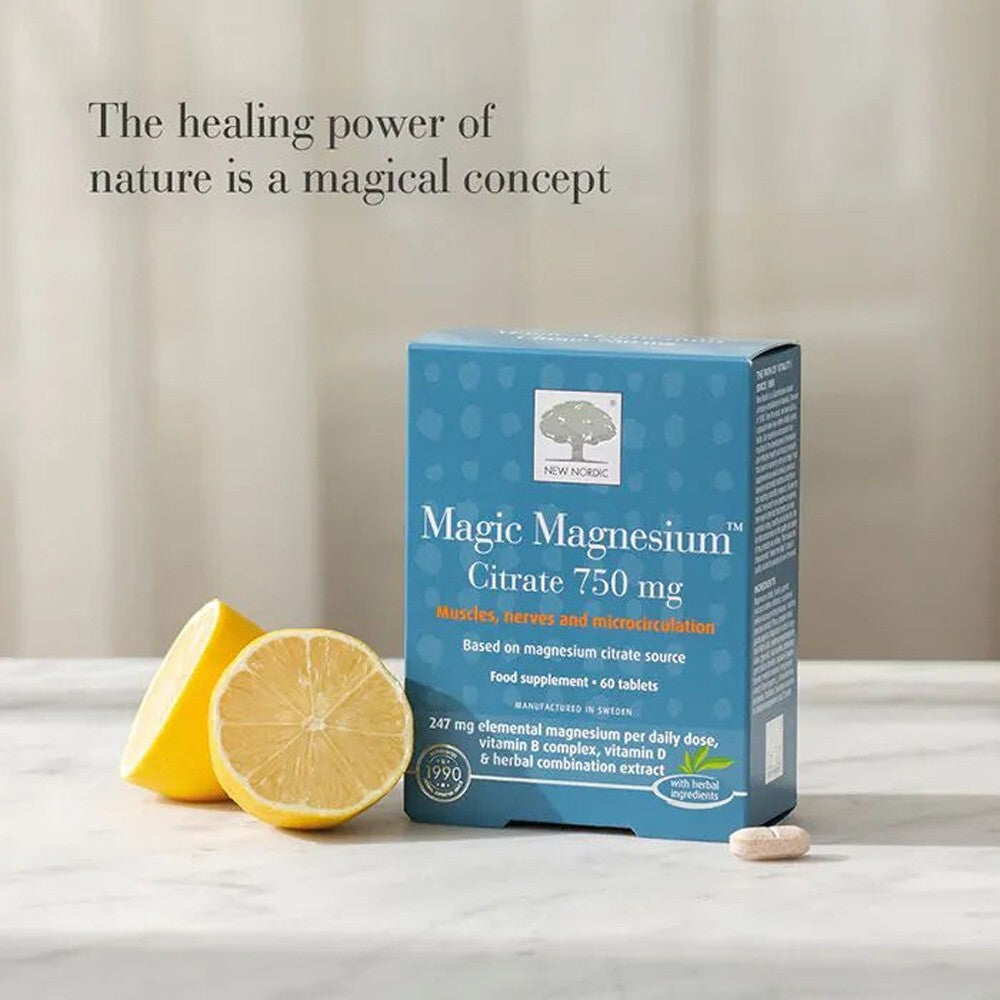 New Nordic Active Magnesium Citrate 60t FREE SHIPPING