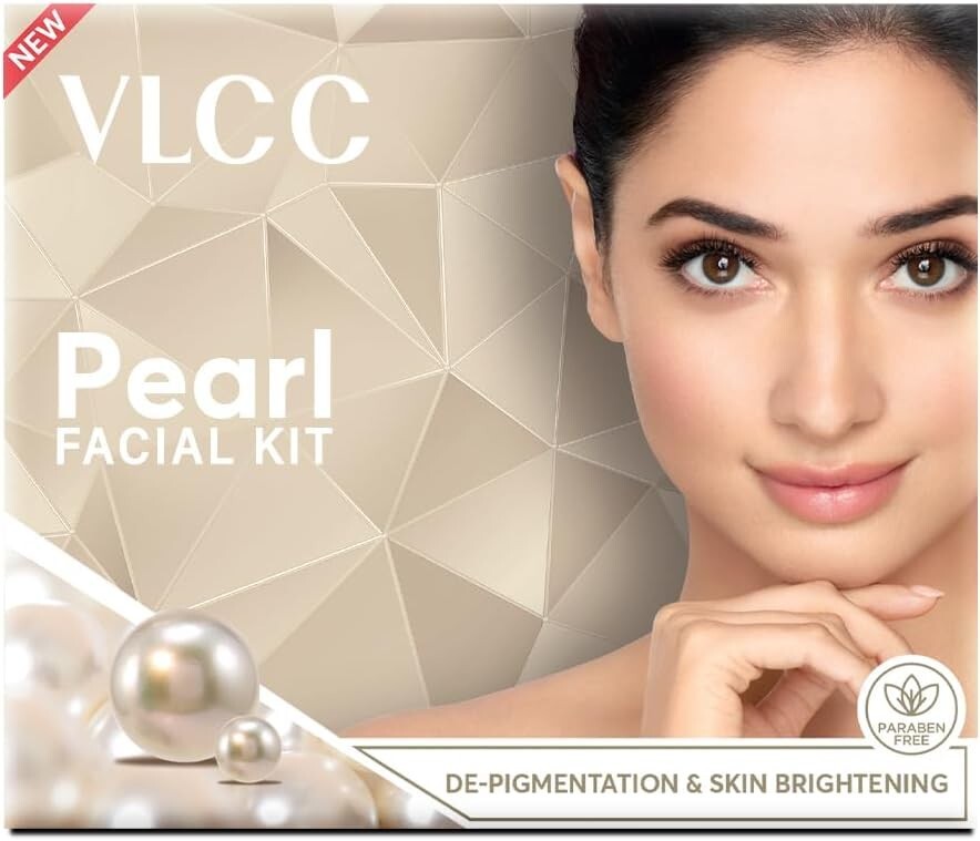 VLCC Pearl Facial Kit, 60G  Free Shipping