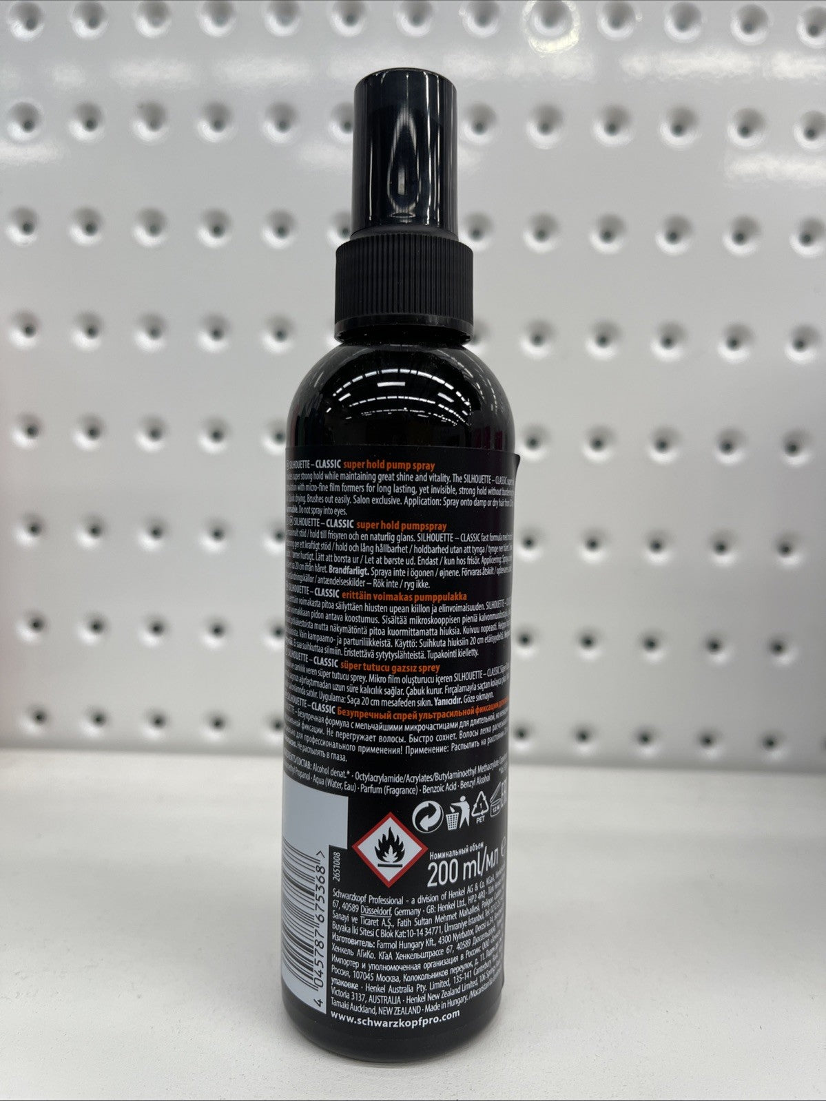 Schwarzkopf Professional Silhouette Super Hold Pumpspray - 200ml | AUS SELLER