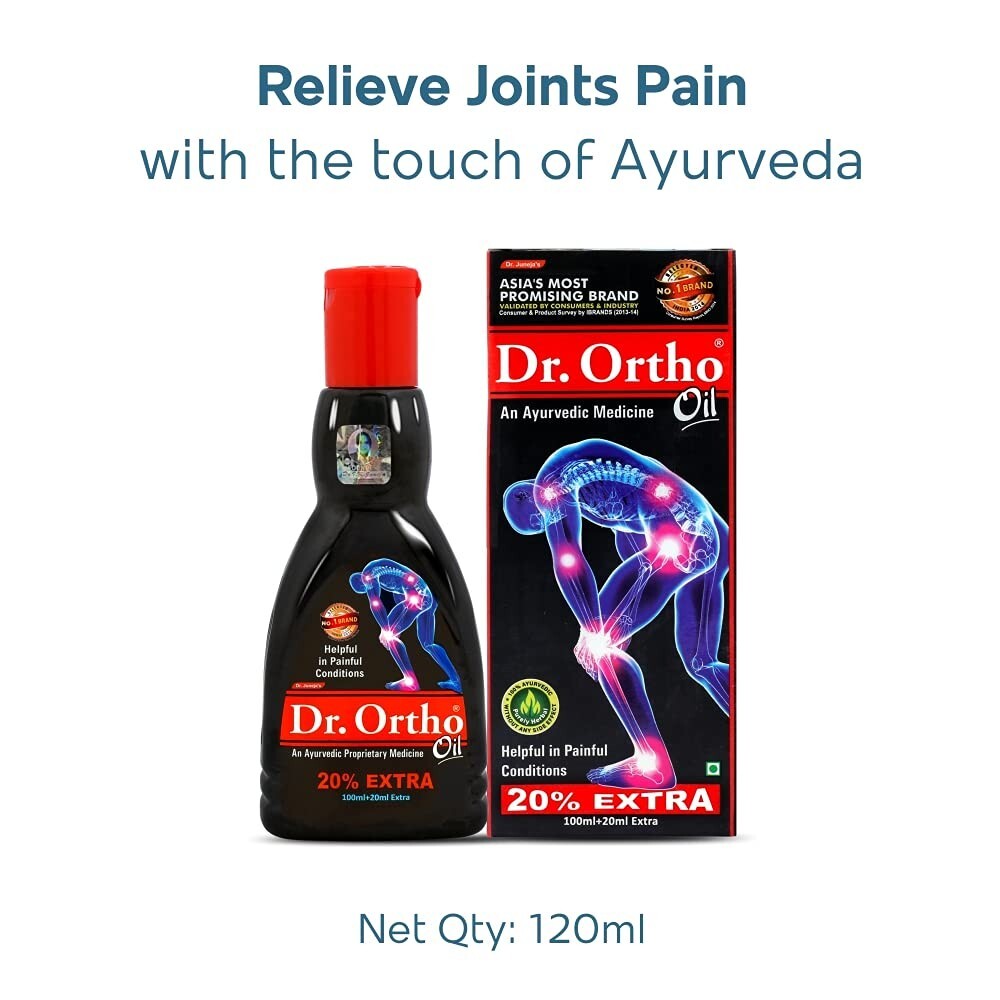 Dr Ortho Oil - 120 ml (Pack of 2)  Free Shipping