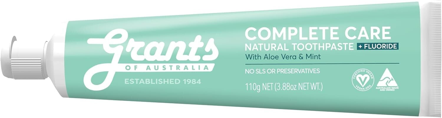NEW Complete Care with Fluoride Natural Toothpaste - 110g  Free Shipping