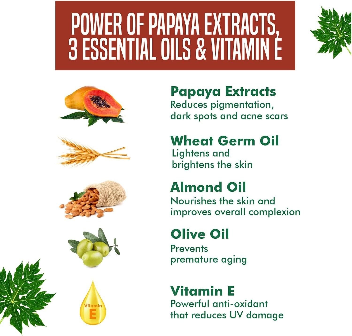 Nature's Essence Flawless Papaya Facial Kit 3 Use, White, 1 count, 60 gm 
