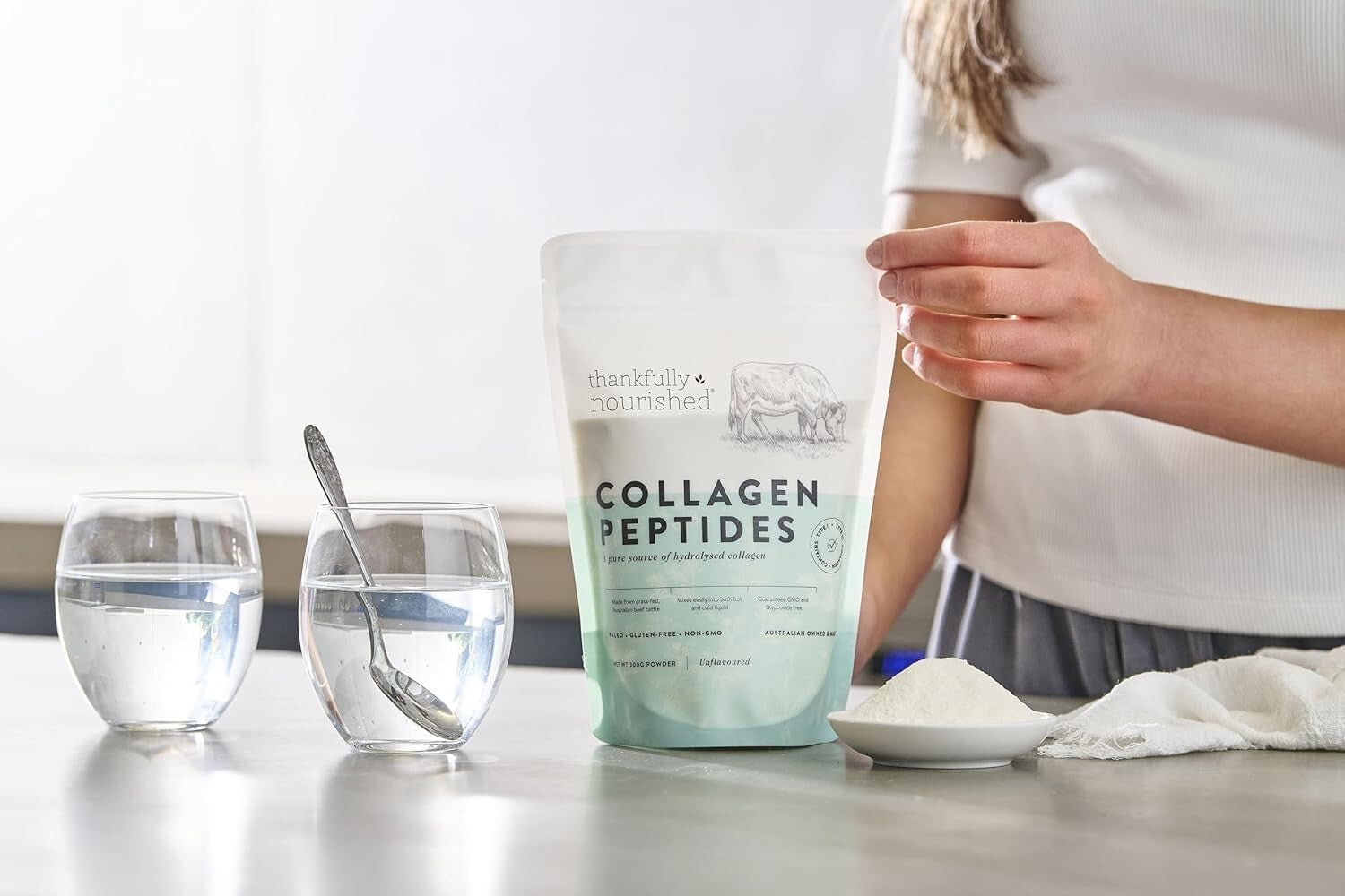 Thankfully Nourished Collagen Peptides 300g
