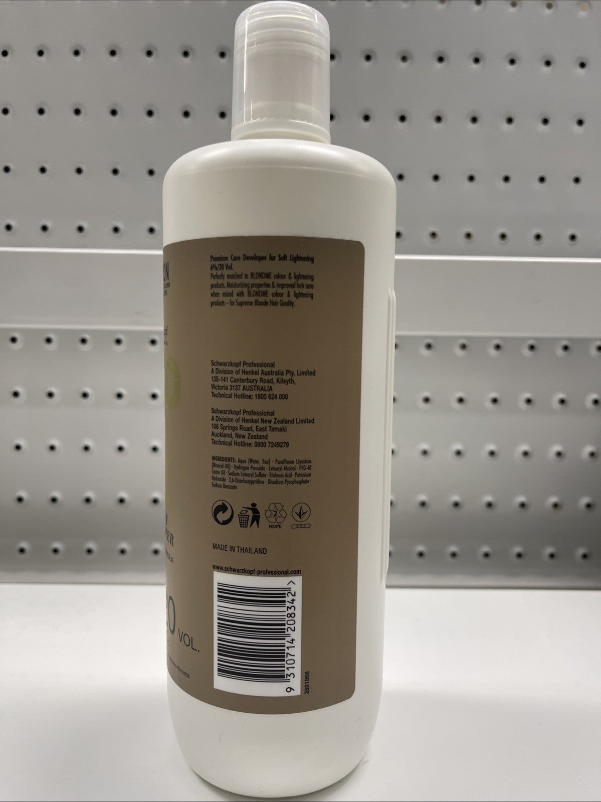 Schwarzkopf Professional Blondme Premium Oil Developer 6% 20VOL - 900ml