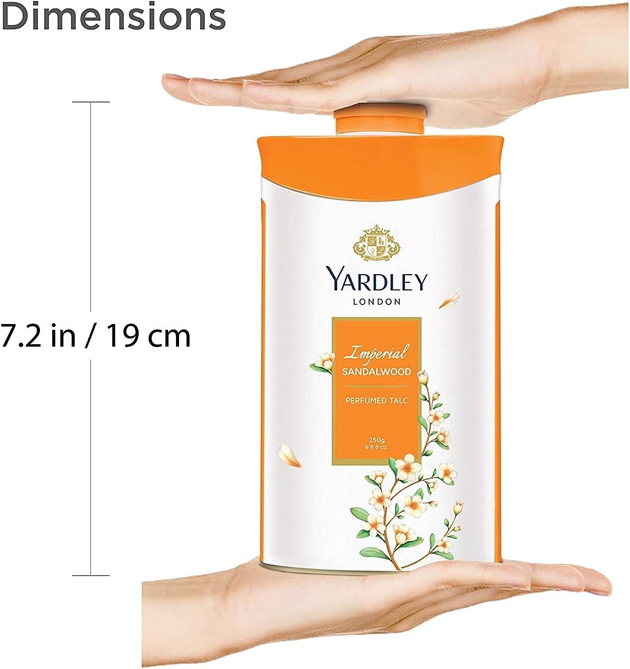 Yardley Sandalwood Perfumed Talc 250g - Luxury Fragrance Powder  Free Shipping