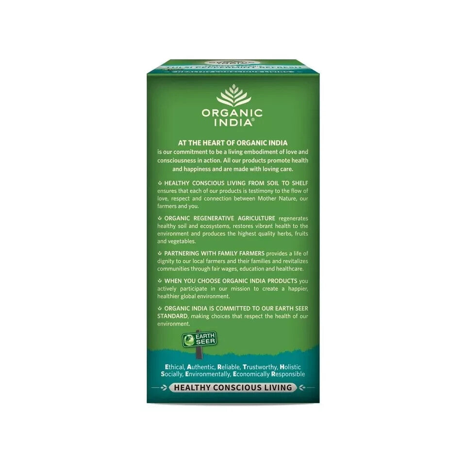 Organic India - Tulsi Tea Peppermint - 18 Tea Bags  Free Shipping