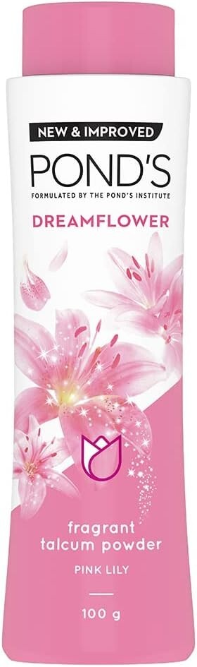 Ponds Dreamflower Fragrant Talc, 100G (Pack of 3)  Free Shipping