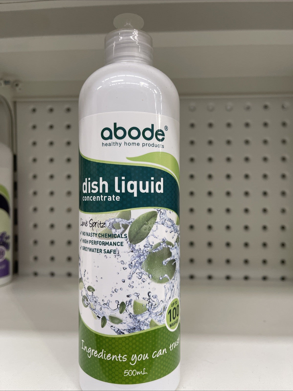 Abode Dish Liquid Concentrate Lime Spritz 500mL