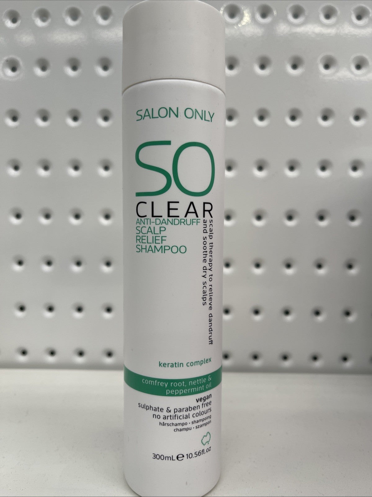 Salon Only SO anti-dandruff Shampoo 300ml Sulphate and Paraben  Free Shipping