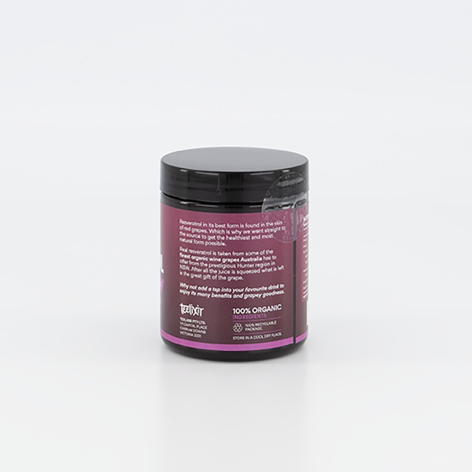Teelixir Real Resveratrol From Organic Australian Grapes 50g Free shipping