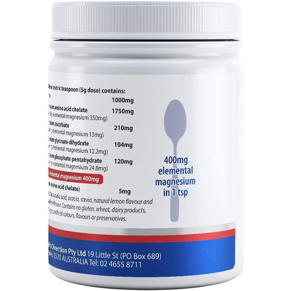 Cabot Health Magnesium Ultra Potent Powder - 465g FREE SHIPPING