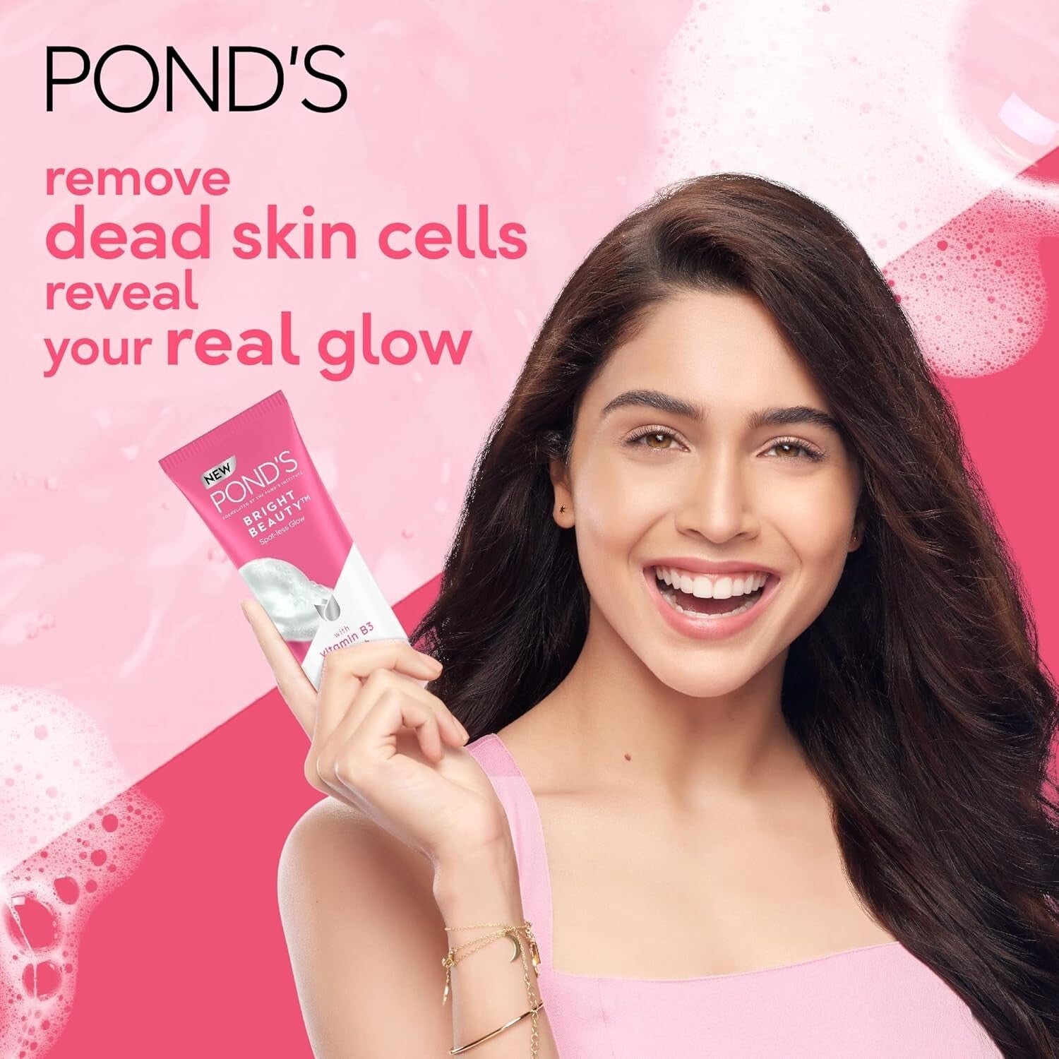 POND'S Bright Beauty Anti-Dullness & Brightening Facewash with Niacinamide