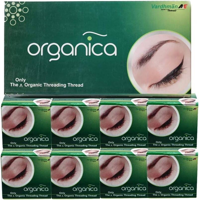 40 Spool x 300m Organica Organic Cotton Eyebrow Threading Thread - India