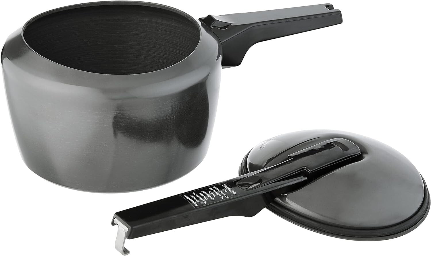 Hawkins Futura Hard Anodised Pressure Cooker, 3 Litre Capacity, Black