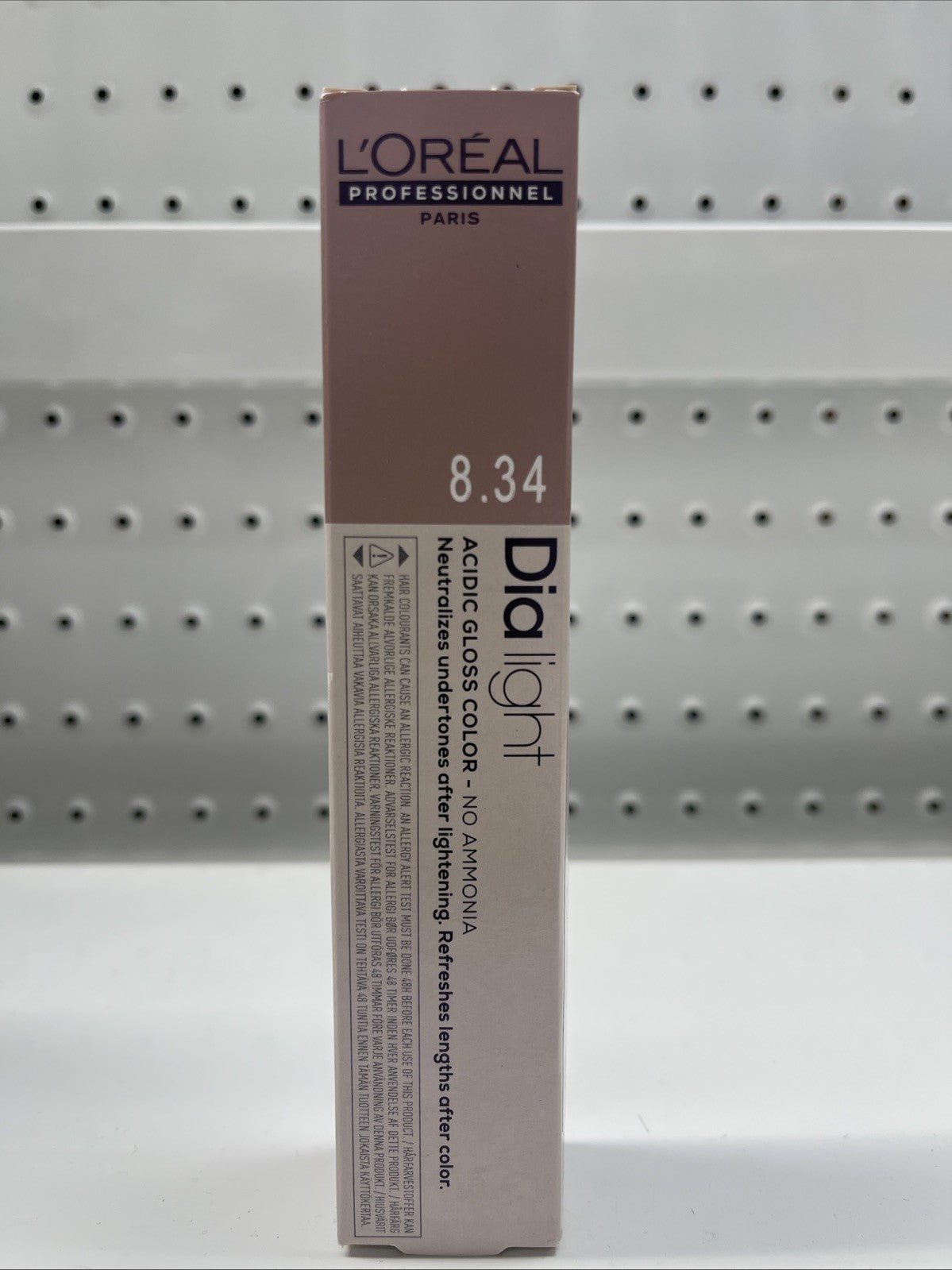 L'Oreal Dia Light 50ml Light Golden Copper Brown 8.34. Free Shipping