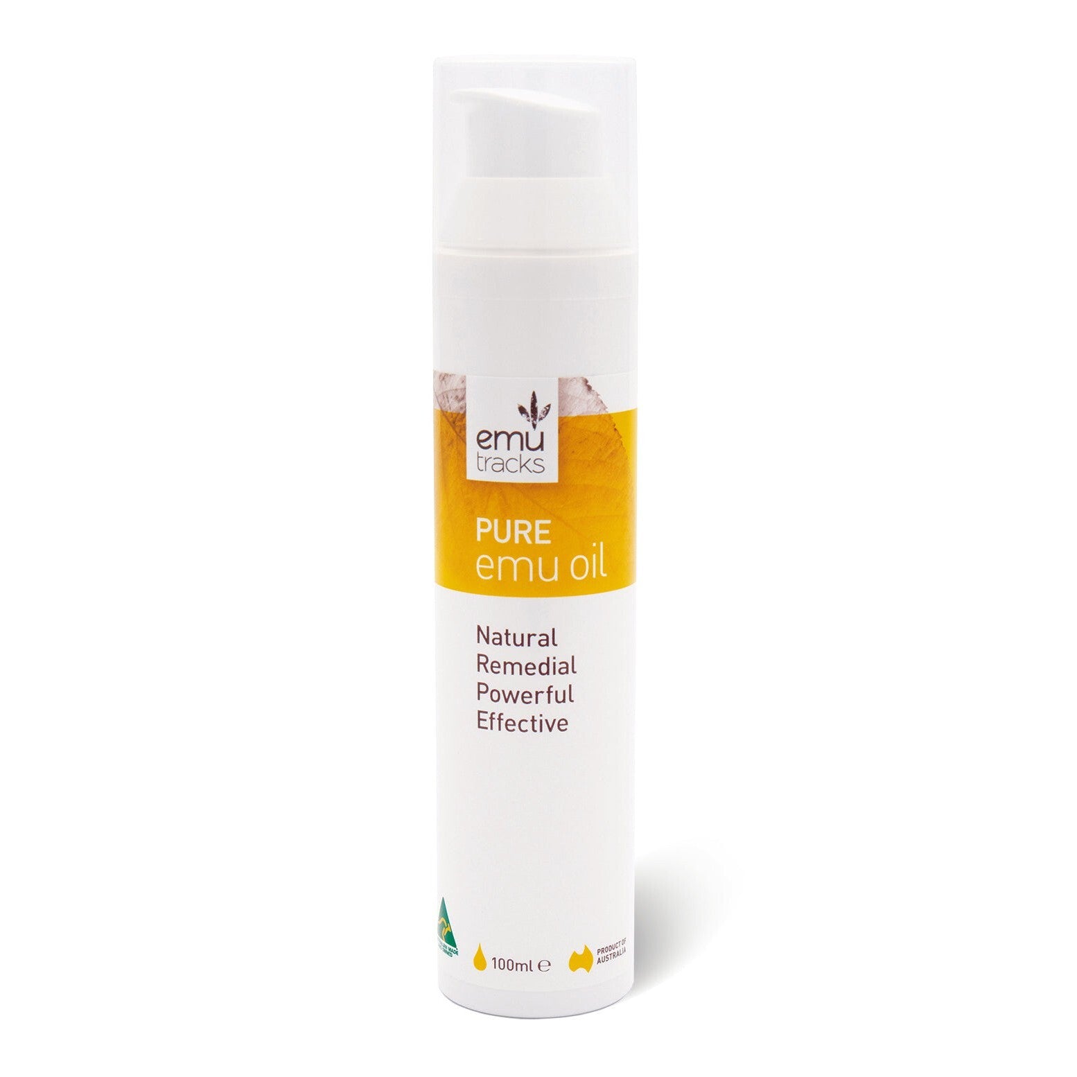 Emu Tracks Pure Emu Oil 100ml - FREE SHIPPING
