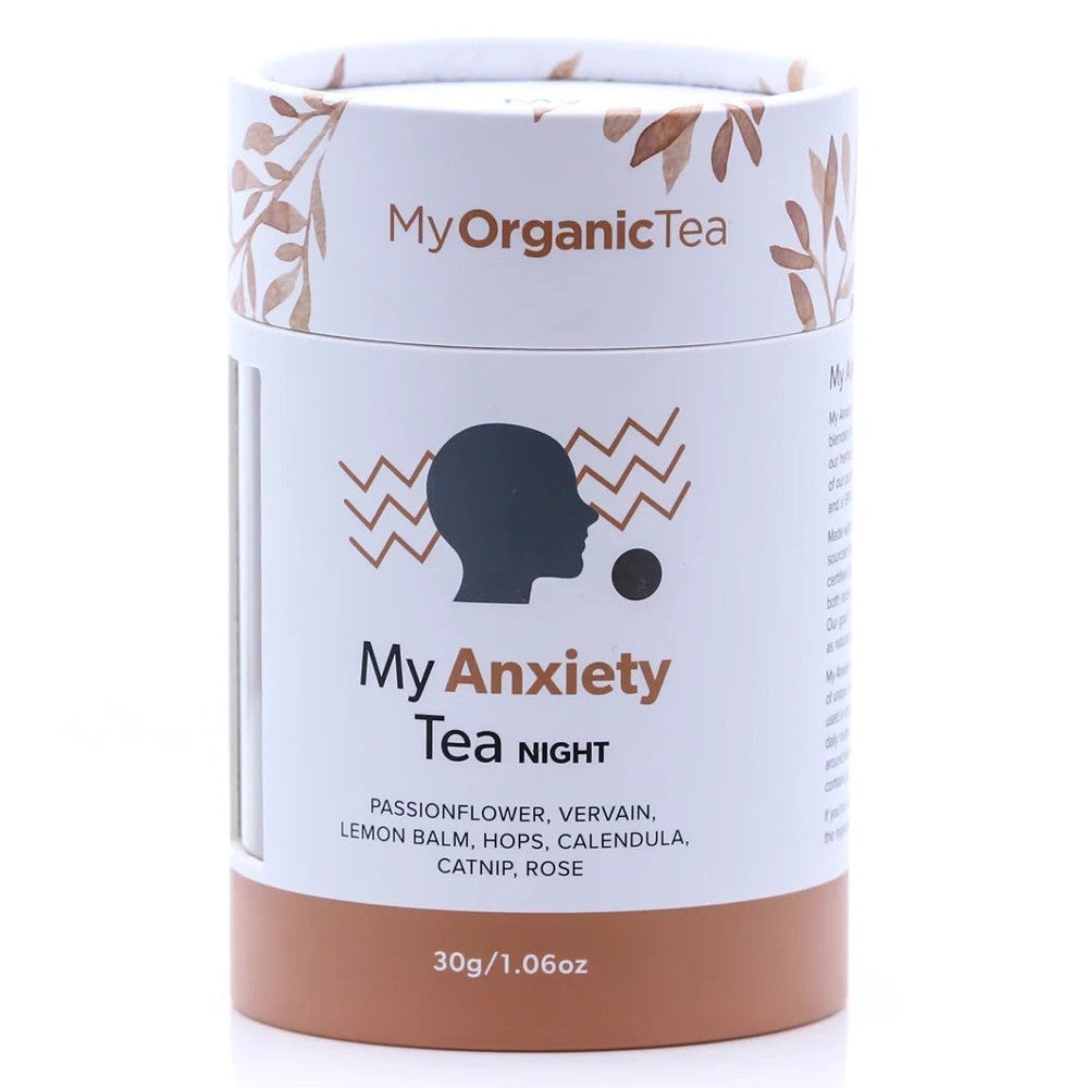 My Anxiety Tea NIGHT 30 Grams (Approx. 20 Serves) Organic Tea Australia FREESHIP