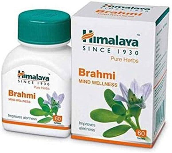 Himalaya Brahmi (Bacopa) 60 Tablets Set of 2  Free Shipping