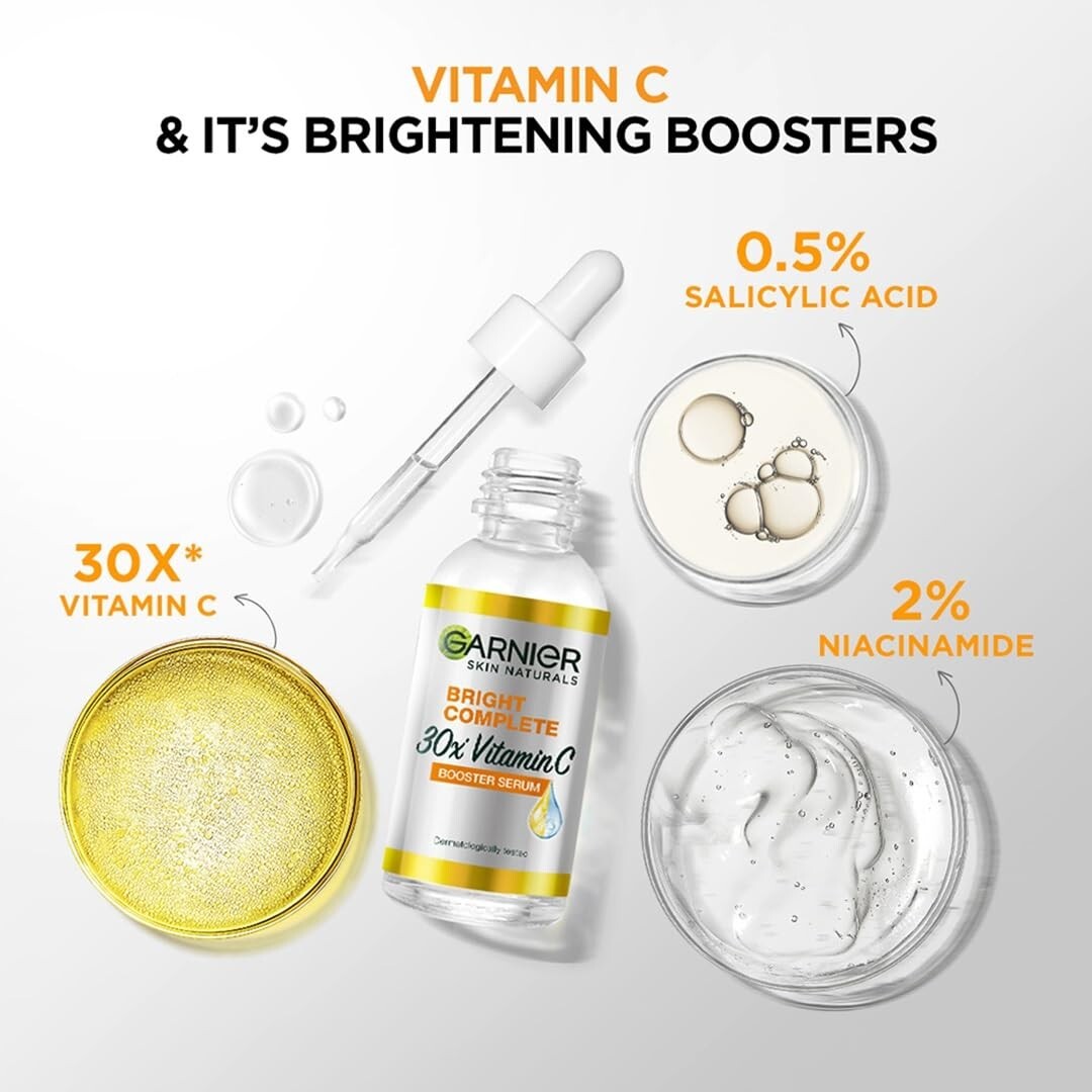 Garnier Skin Naturals, Face Serum, Brightening and Anti-Dark Spots Free Shipping