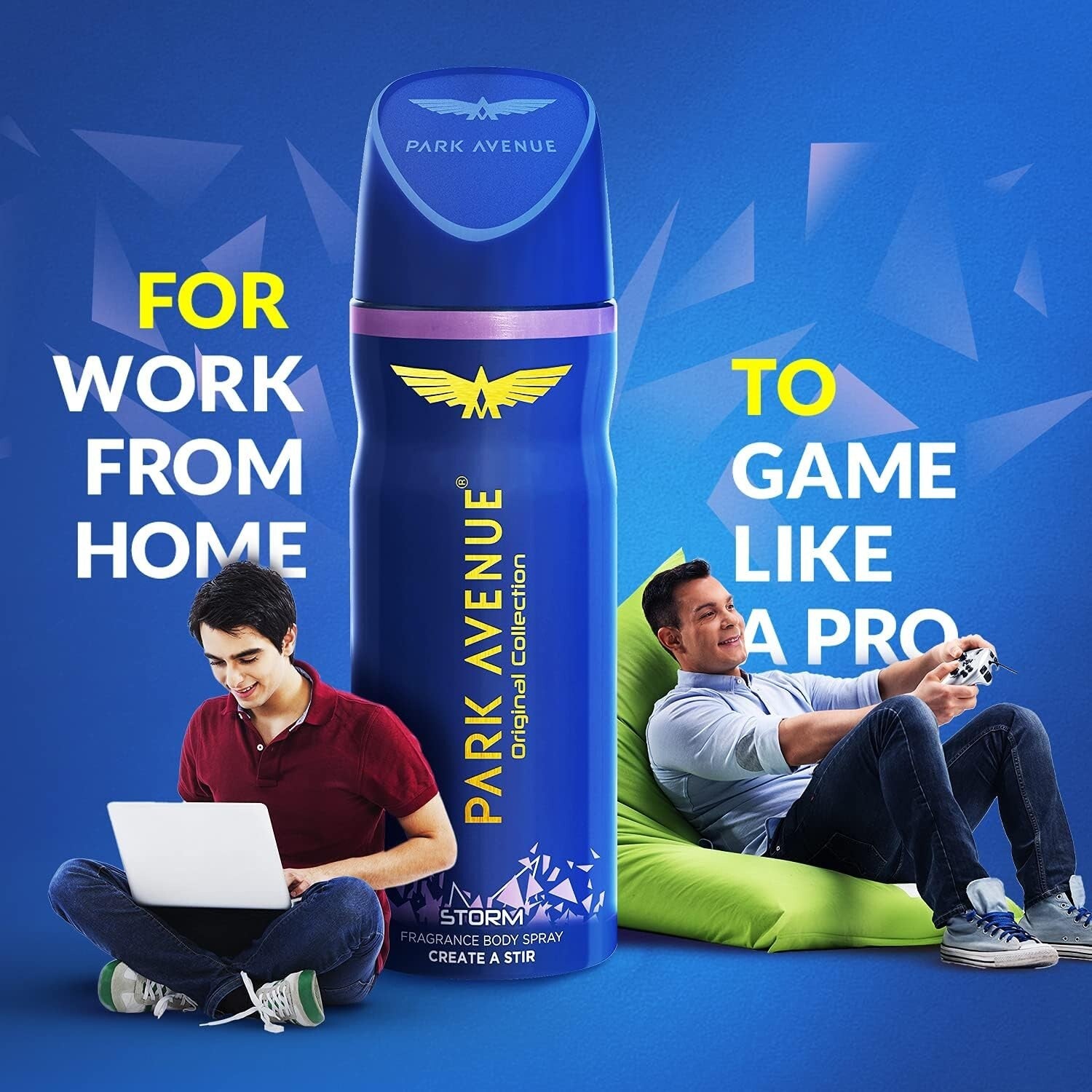 Park Avenue Storm Deo for Men, 150ml  Free Shipping