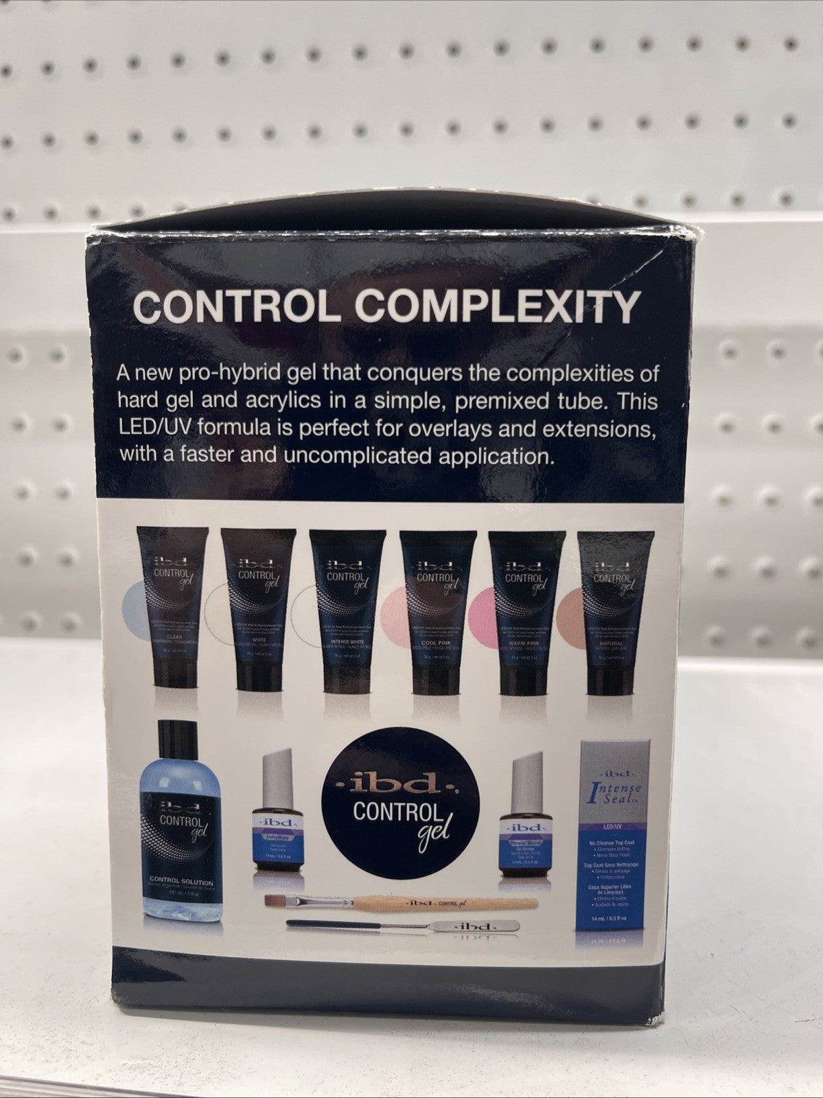 IBD Control Gel Acrylic Tap UV LED Poly Gel Nail Polish - Professional Kit