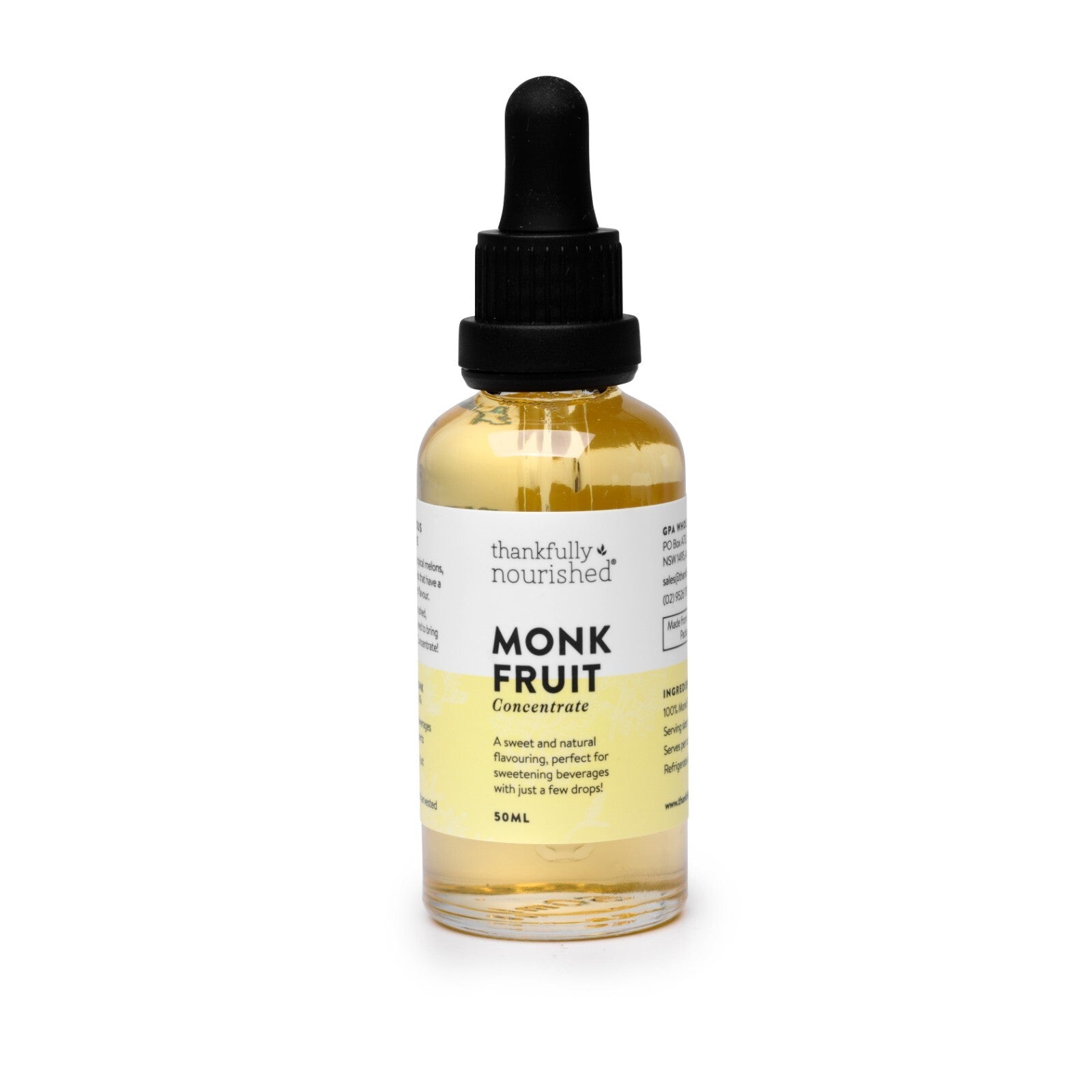 Thankfully Nourished Monk Fruit Concentrate 50ml Free shipping