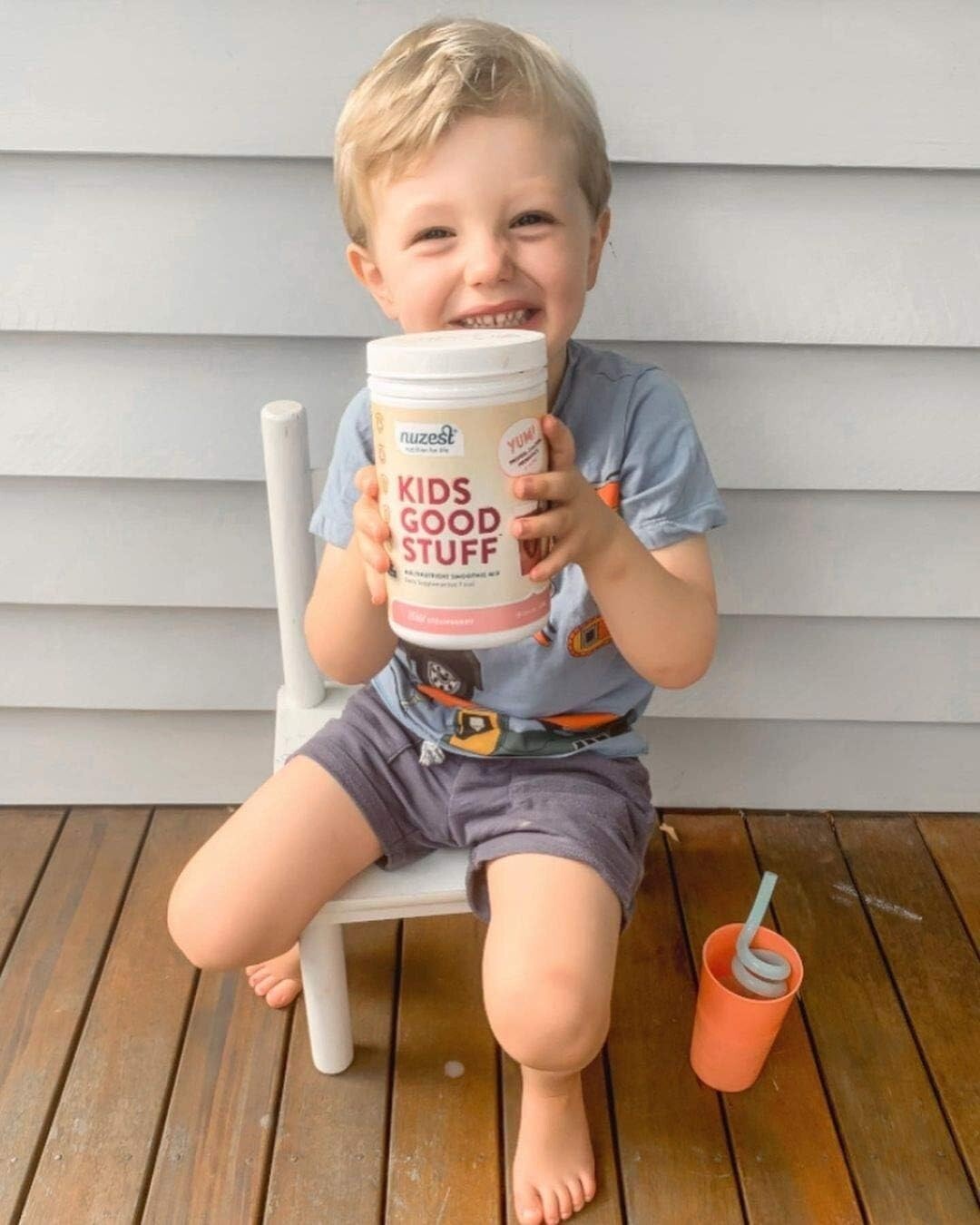Nuzest Kids Good Stuff WildStrawberry 225g  Free Shipping