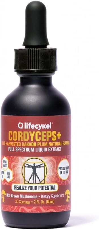 Life Cykel Cordyceps Double Extract 120ml  Free Shipping