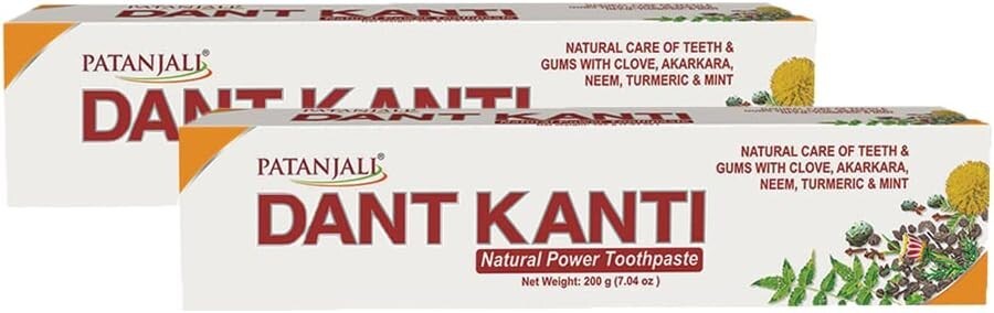 PATANJALI DANT KANTI Pack of Two (200gm x 2)  Free Shipping