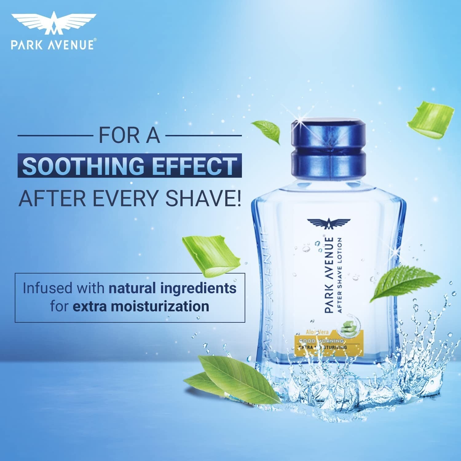 Park Avenue Men Good Morning After Shave Lotion Musk Scent Spray, 100Ml