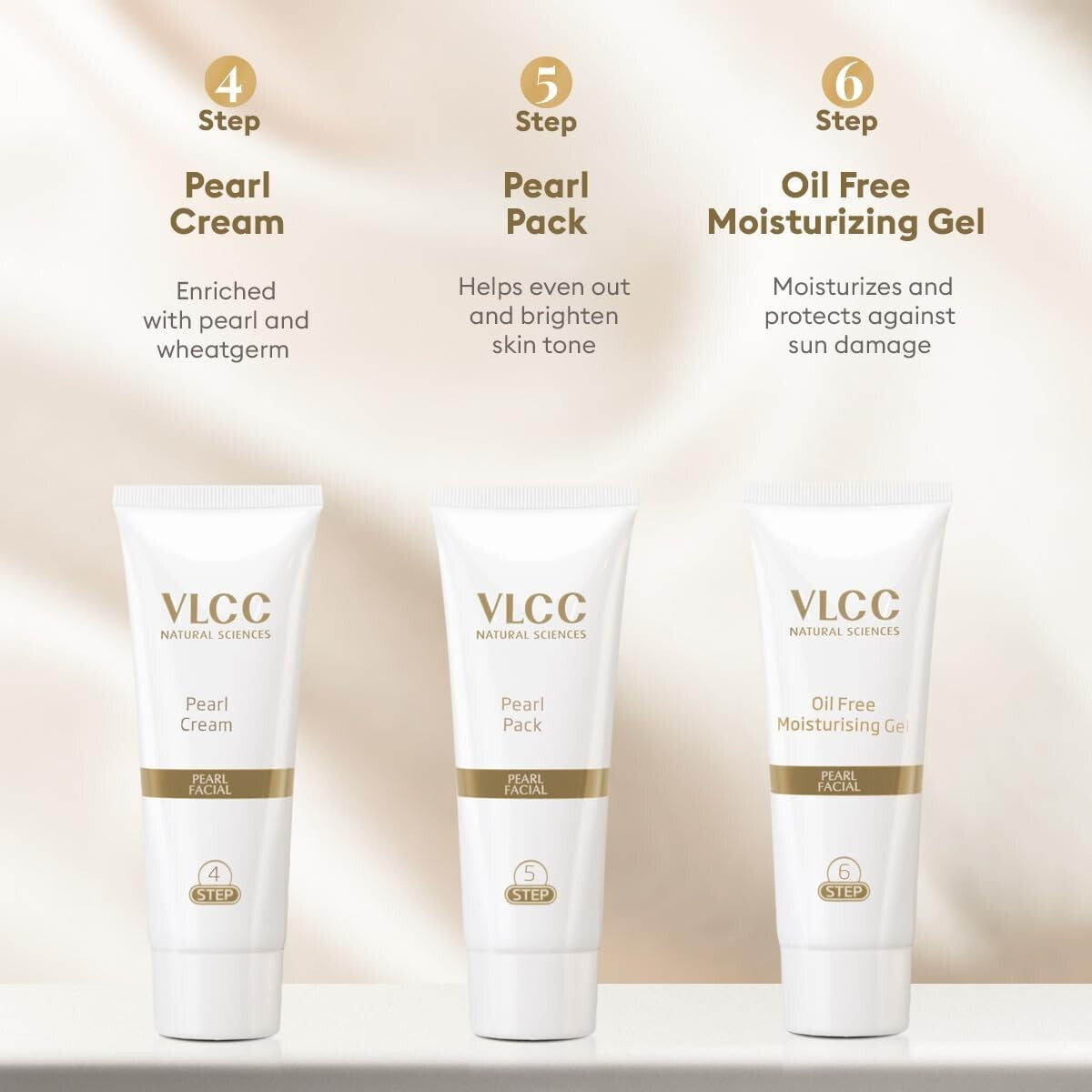 VLCC Pearl Facial Kit, 60G  Free Shipping