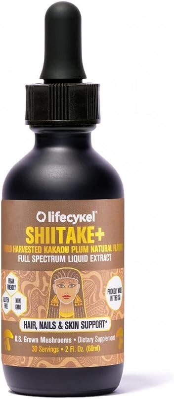 Life Cykel Shiitake Liquid Double Extract 120Ml  Free Shipping