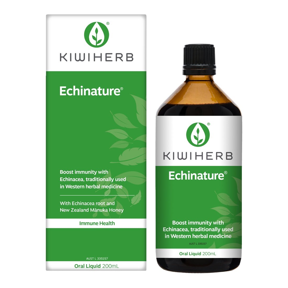 New Kiwiherb Echinature Oral Liquid 200ml Kiwi Herb Immunity Boost FREE SHIPPING