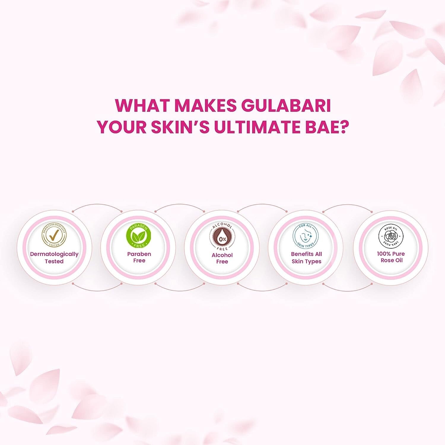 Dabur Gulabari Rose Water/Skin Toner, 250ml  Free Shipping