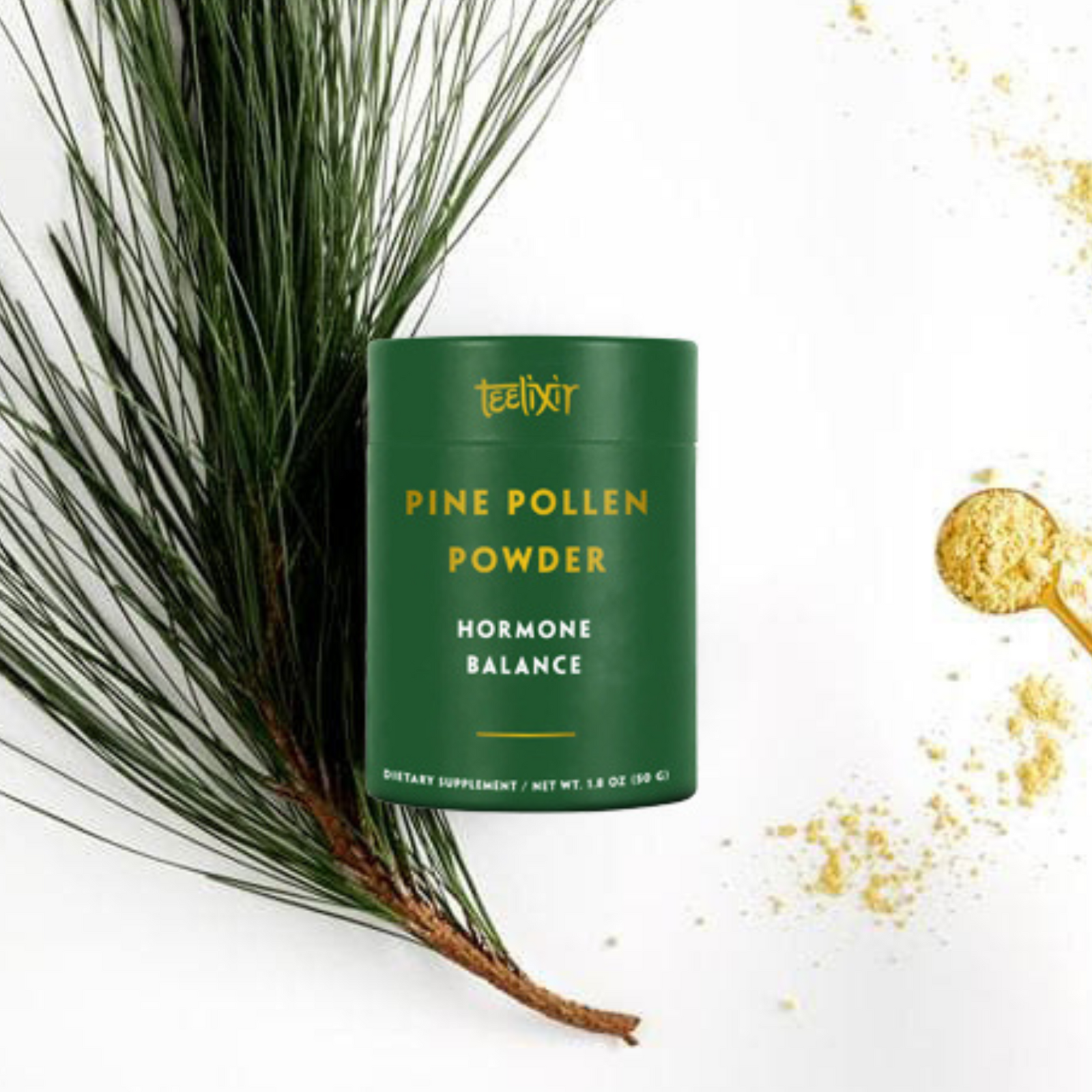 Teelixir Pine Pollen Powder Harmone Balance 50g Free shipping