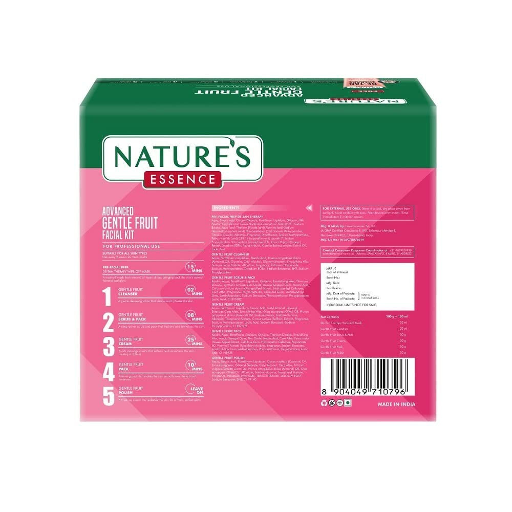 Nature's Essence Advanced Gentle Fruit Facial Kit  Free Shipping