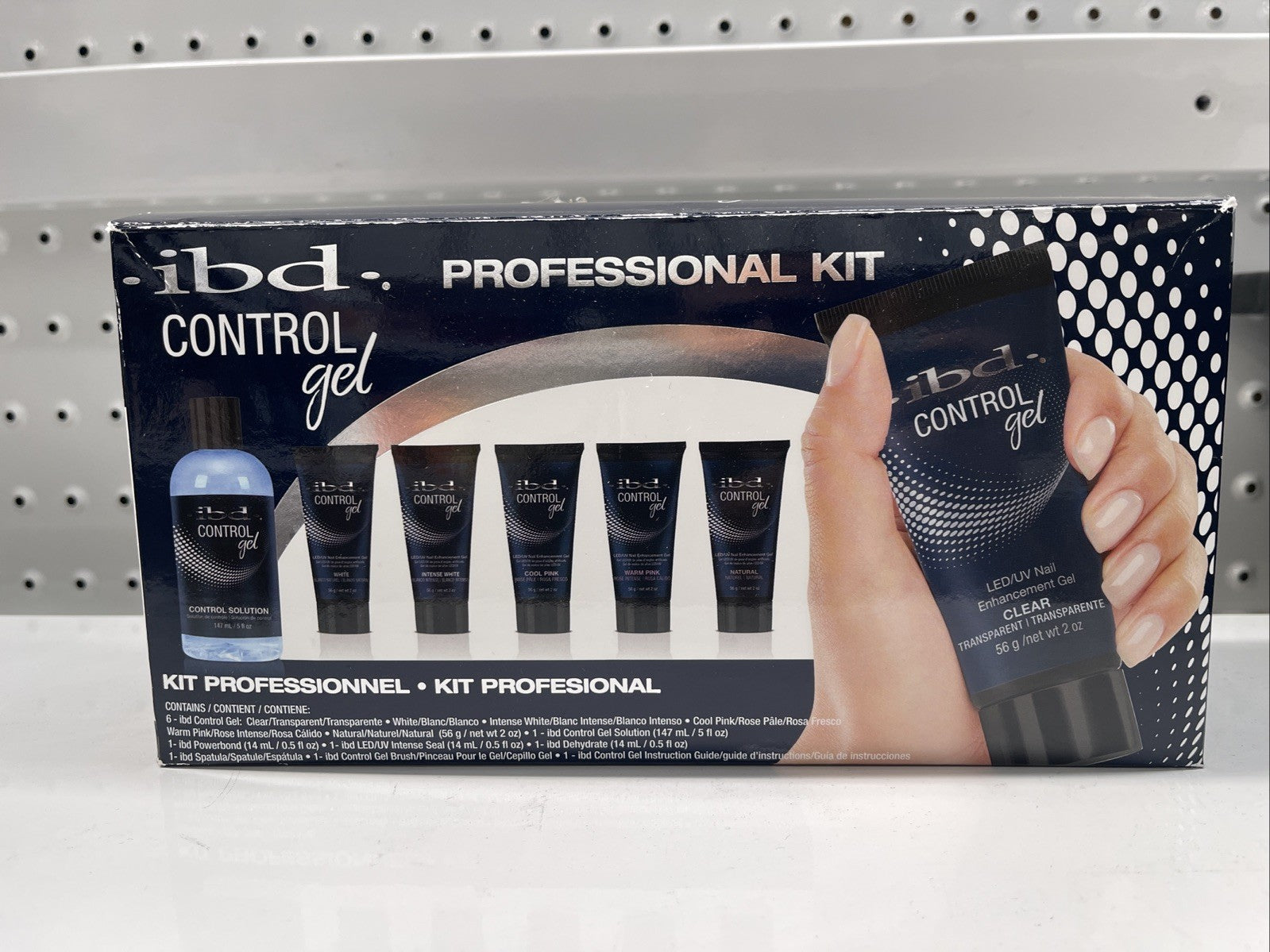 IBD Control Gel Acrylic Tap UV LED Poly Gel Nail Polish - Professional Kit