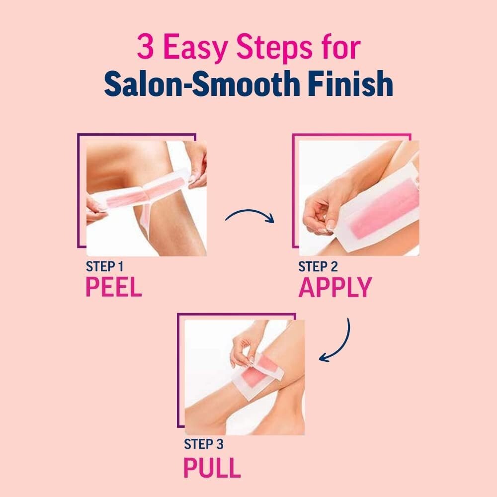 Veet Full Body Waxing Kit for Normal Skin, 20 strips  Free Shipping