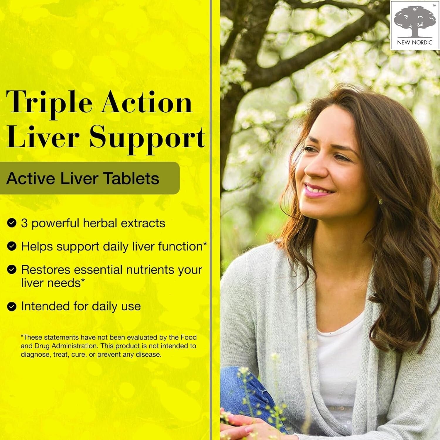 New Nordic Active Liver 30t  Free Shipping