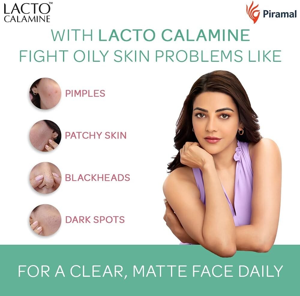 Lacto Calamine Combination to Normal Skin Oil Balance Lotion 60ml (Pack of 2)