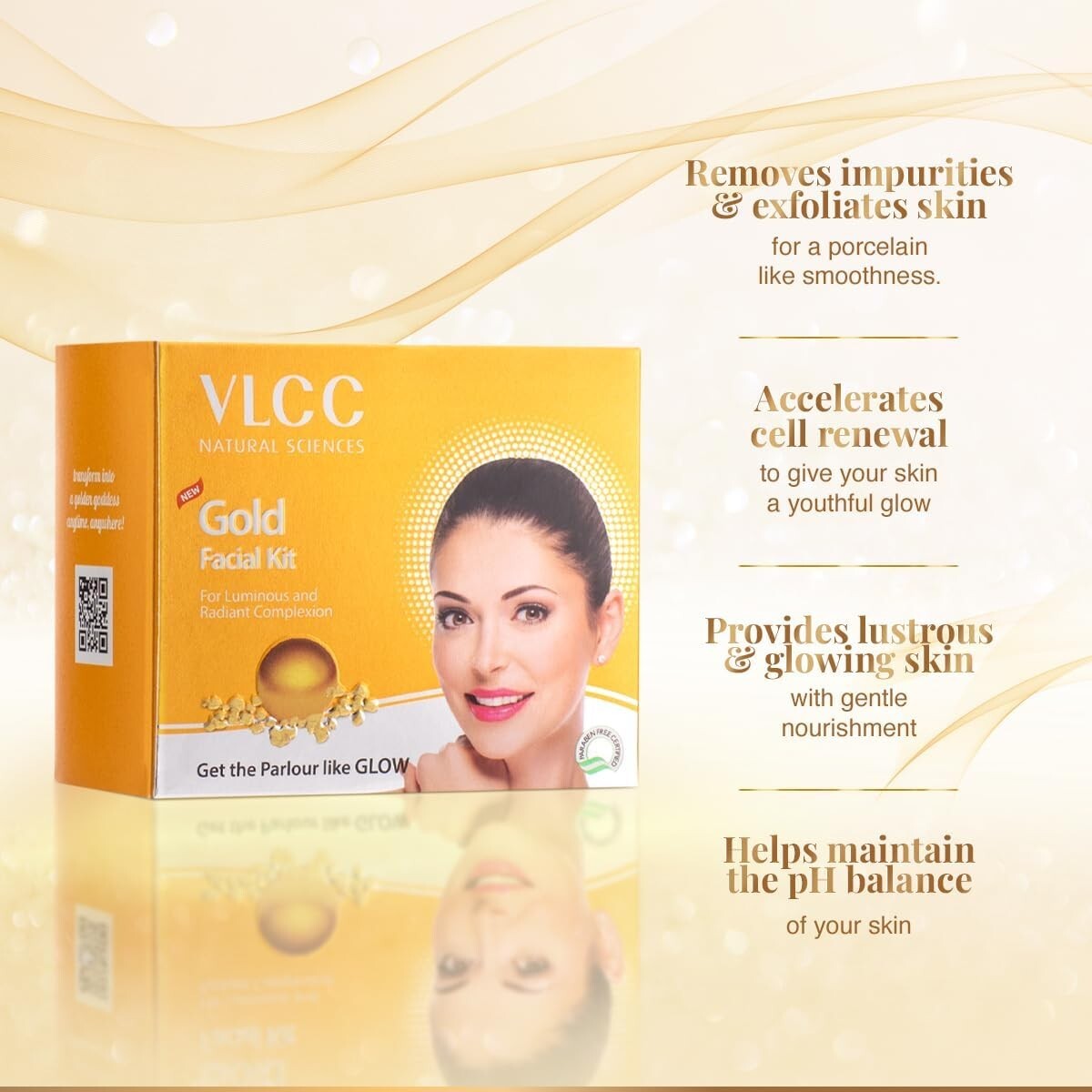 VLCC Gold Facial Kit 60 g  Free Shipping