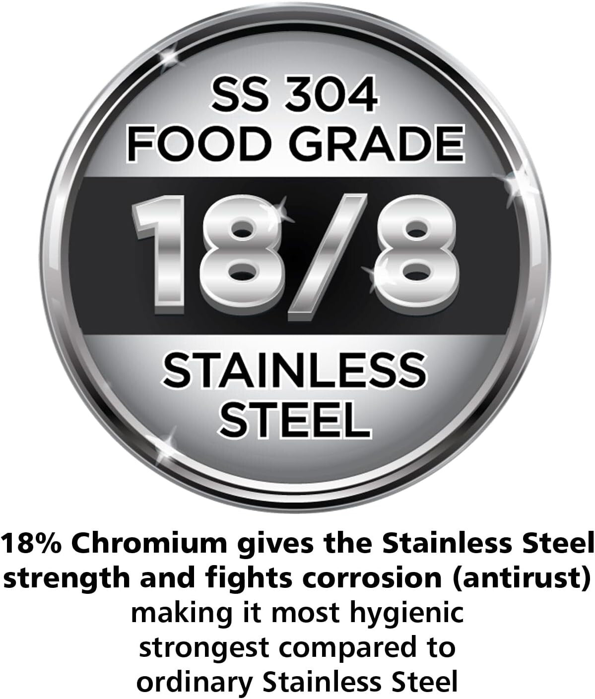 Hawkins Contura Stainless Steel Pressure Cooker, 5.0 Liter Capacity  