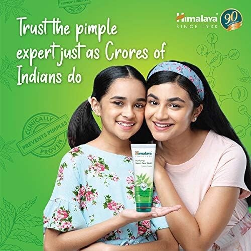 Himalaya Herbals Purifying Neem Face Wash, 150ml PACK OF 2  Free Shipping
