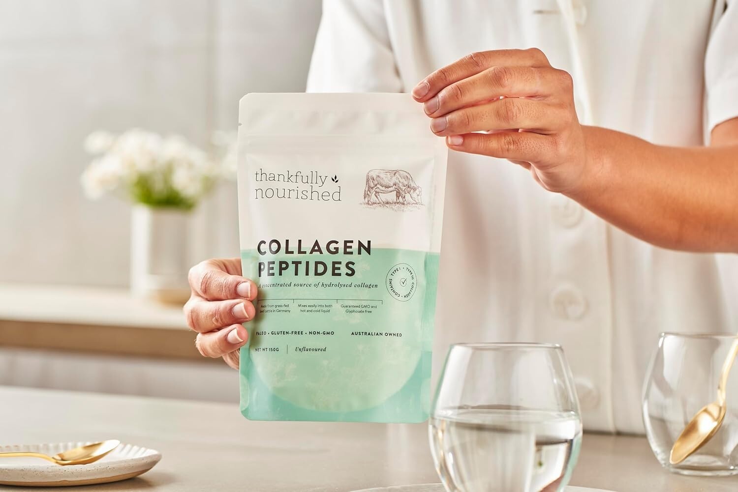 Thankfully Nourished Collagen Peptides 150g