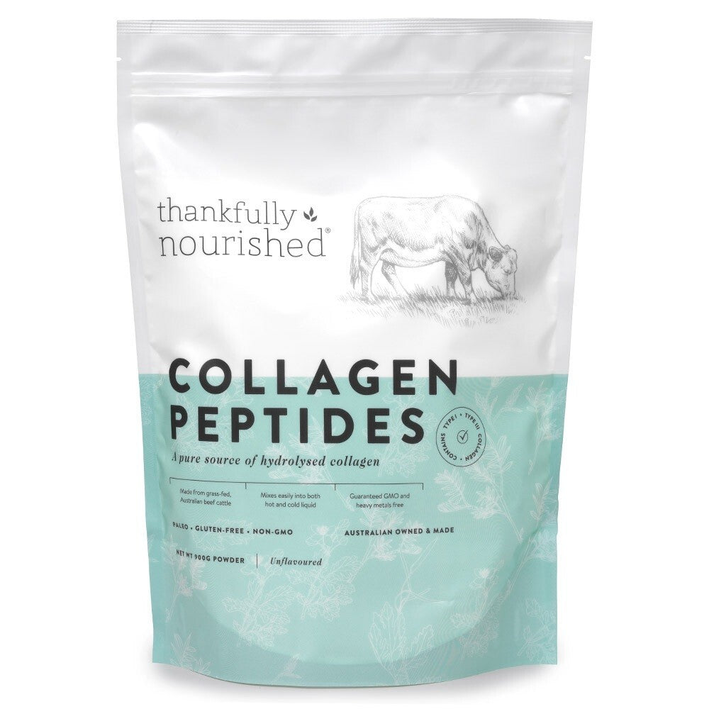 Thankfully Nourished Collagen Peptides 900g Free shipping