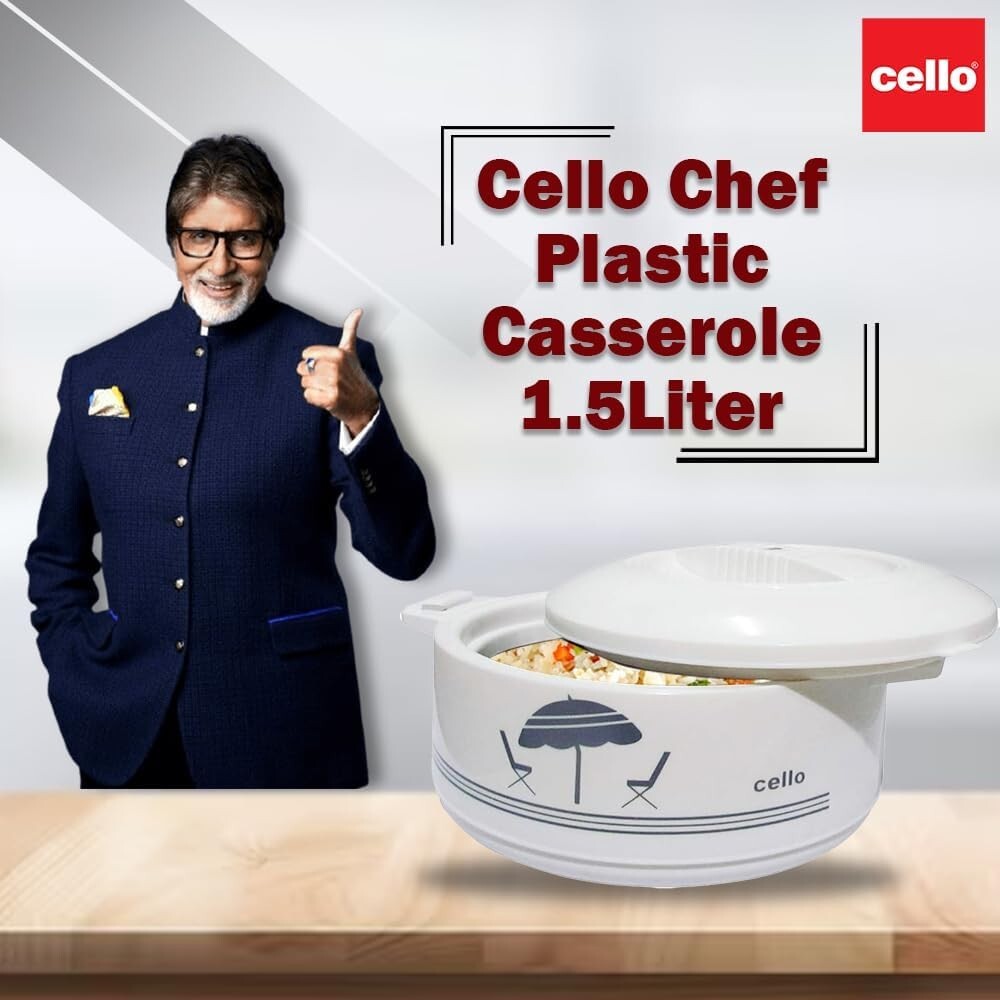 Cello CE-1.5L Chef Deluxe Hot-Pot Insulated 1.5 Litre Casserole Warmer