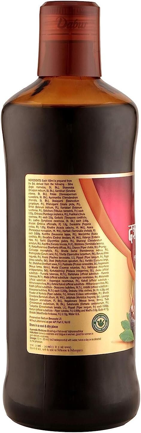 Dabur Dashmularishta - 900 Ml ( 2 X 450 Ml)  Free Shipping