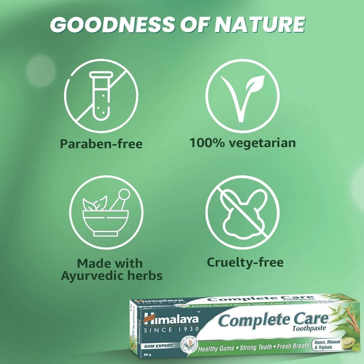 Himalaya Herbals Complete Care Toothpaste, 150 grams…   Free Shipping