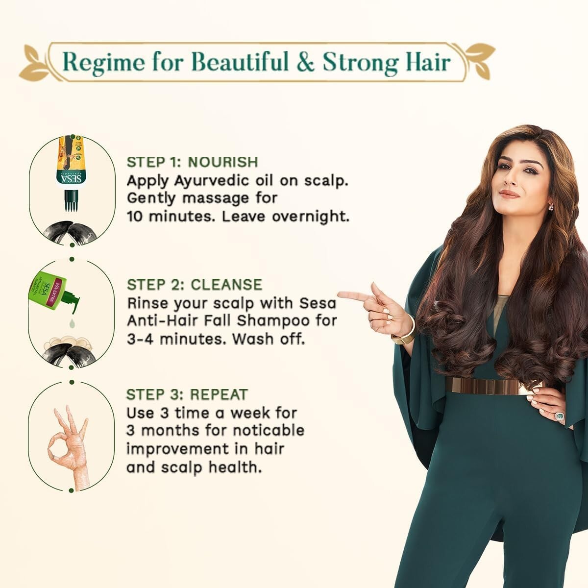 Sesa Ayurvedic Hair Oil 200ml, Prevents Hair Fall, Good for Hair Growth. 